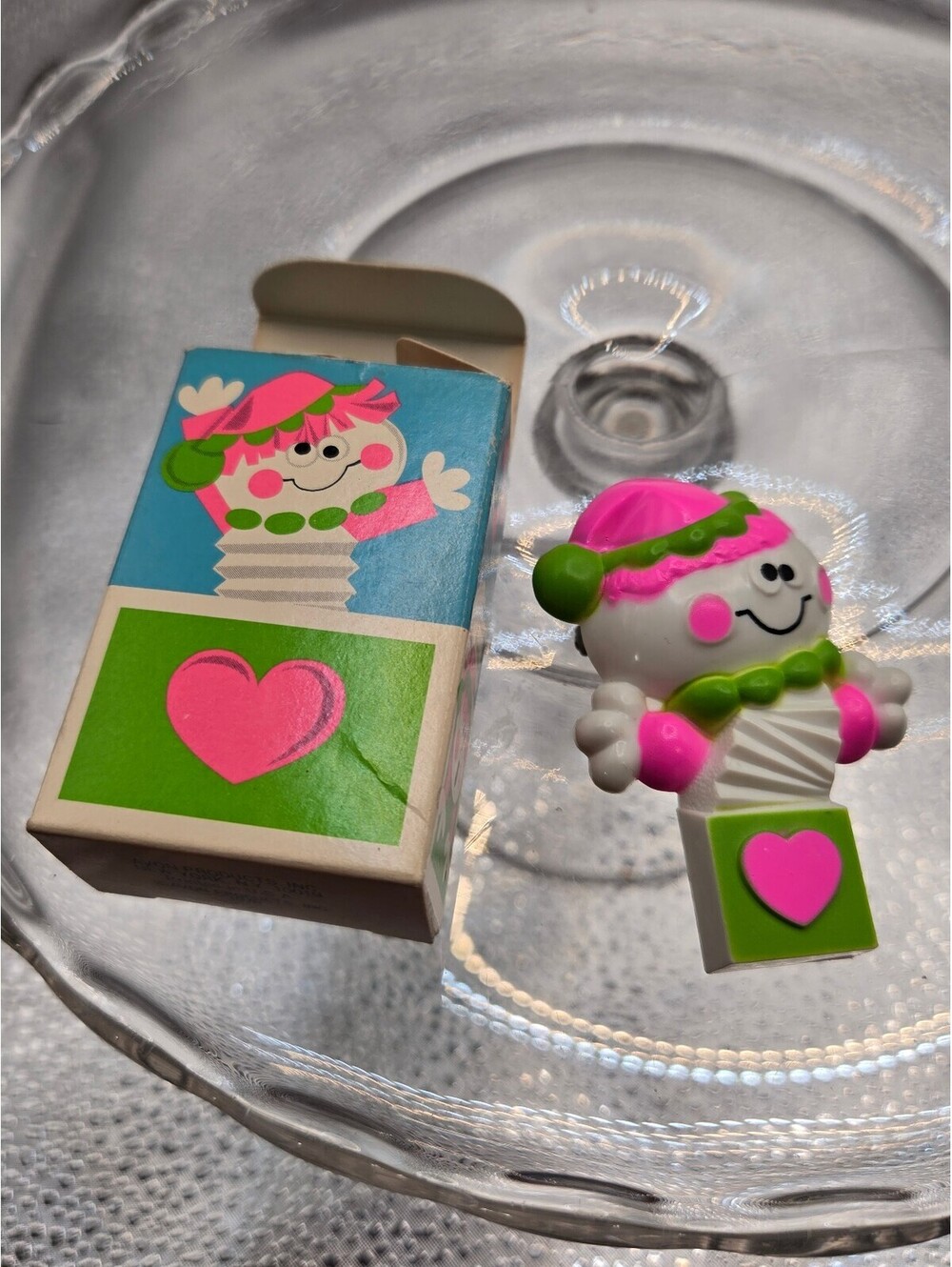 Vintage Avon Jack-In-The-Box Pin Pal Fragrance 1976 Original box